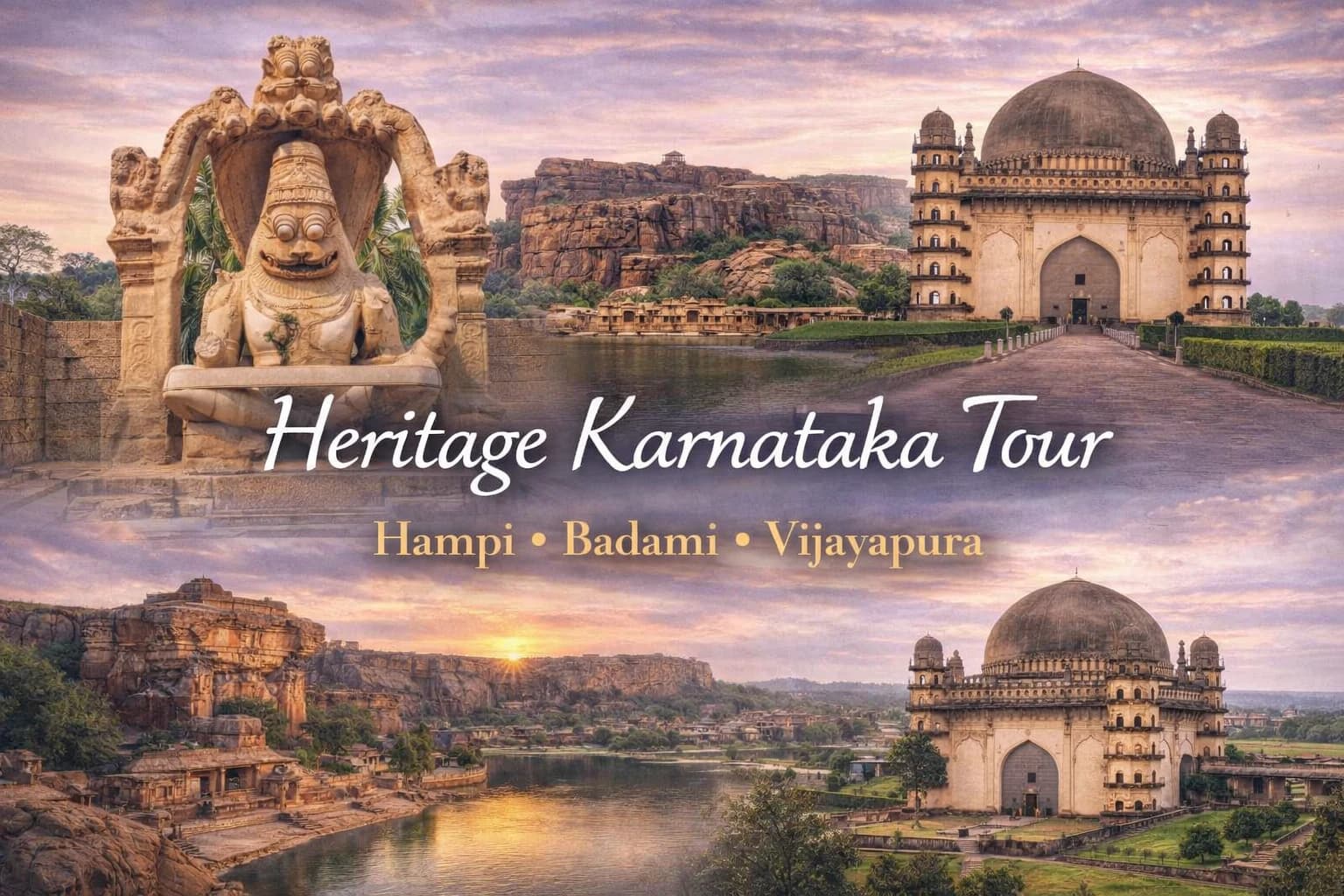 Hampi Badami Vijayapura (Bijapur) Heritage Tour