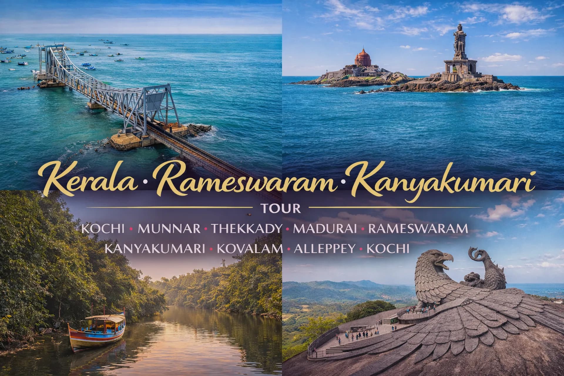 Kerala Kanyakumari Rameshwaram Tour