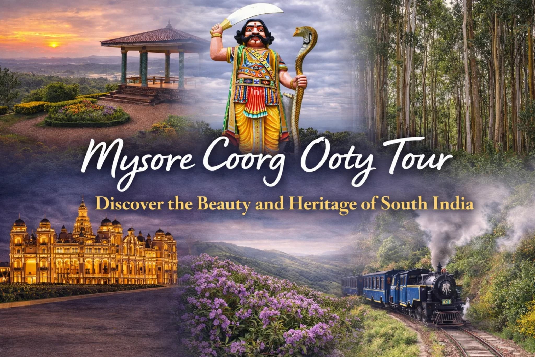 Mysore Coorg Ooty Tour